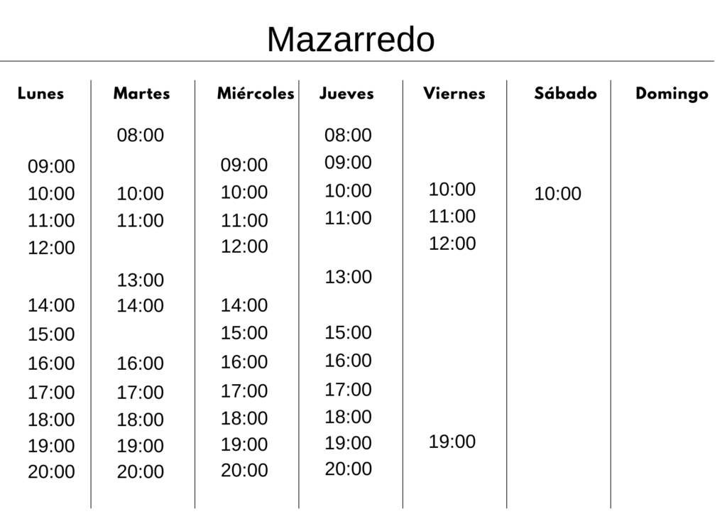 Horarios pilates mazarredo